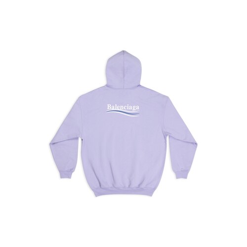 purple and white sweatshirt