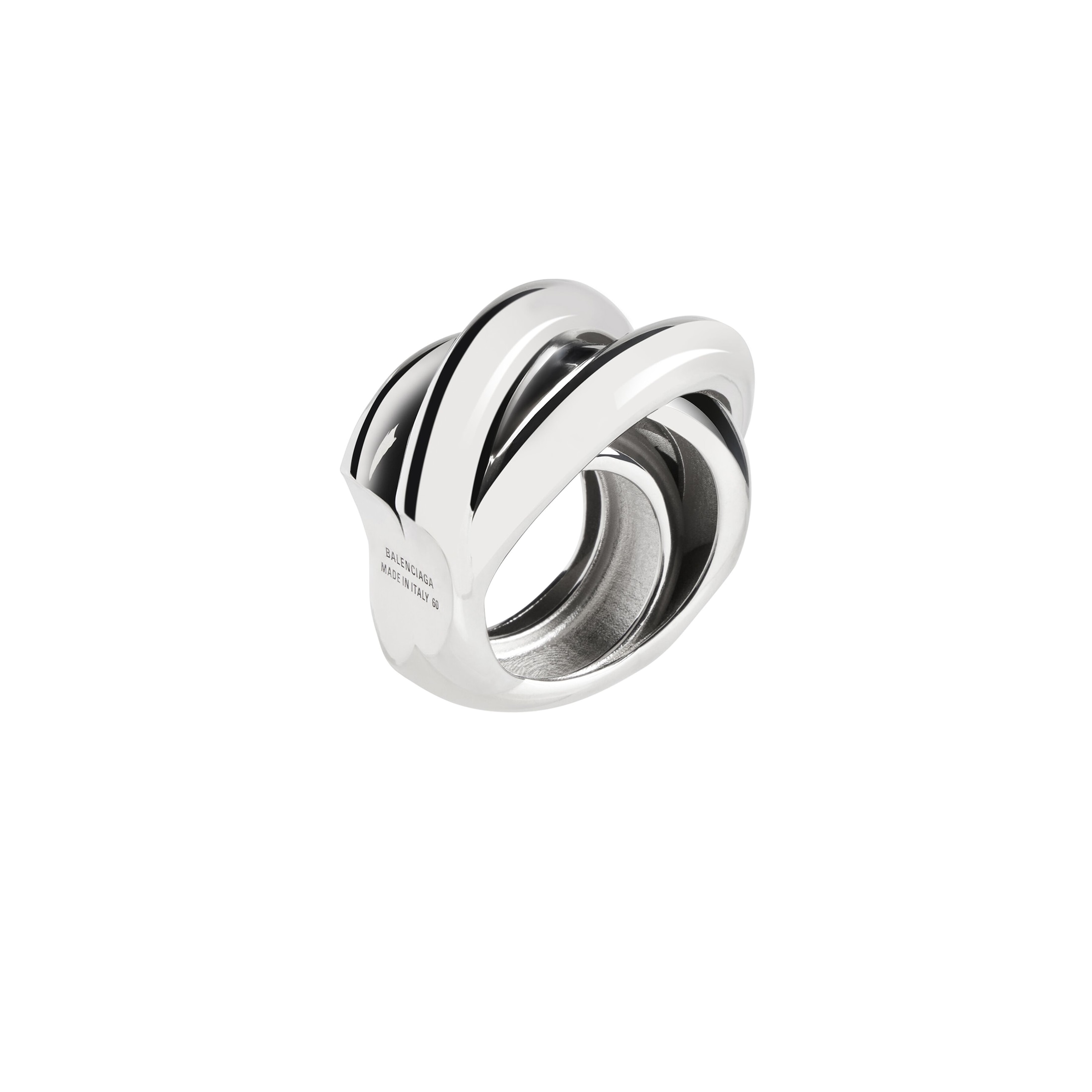 Balenciaga Saturne Ring - Silver - Women's - 6.75 - Brass