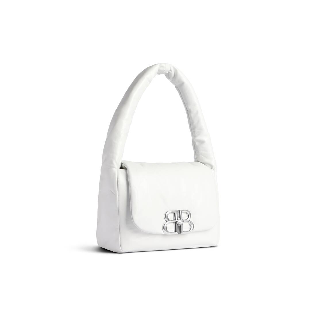 Women's Monaco Small Sling Bag in White | Balenciaga US
