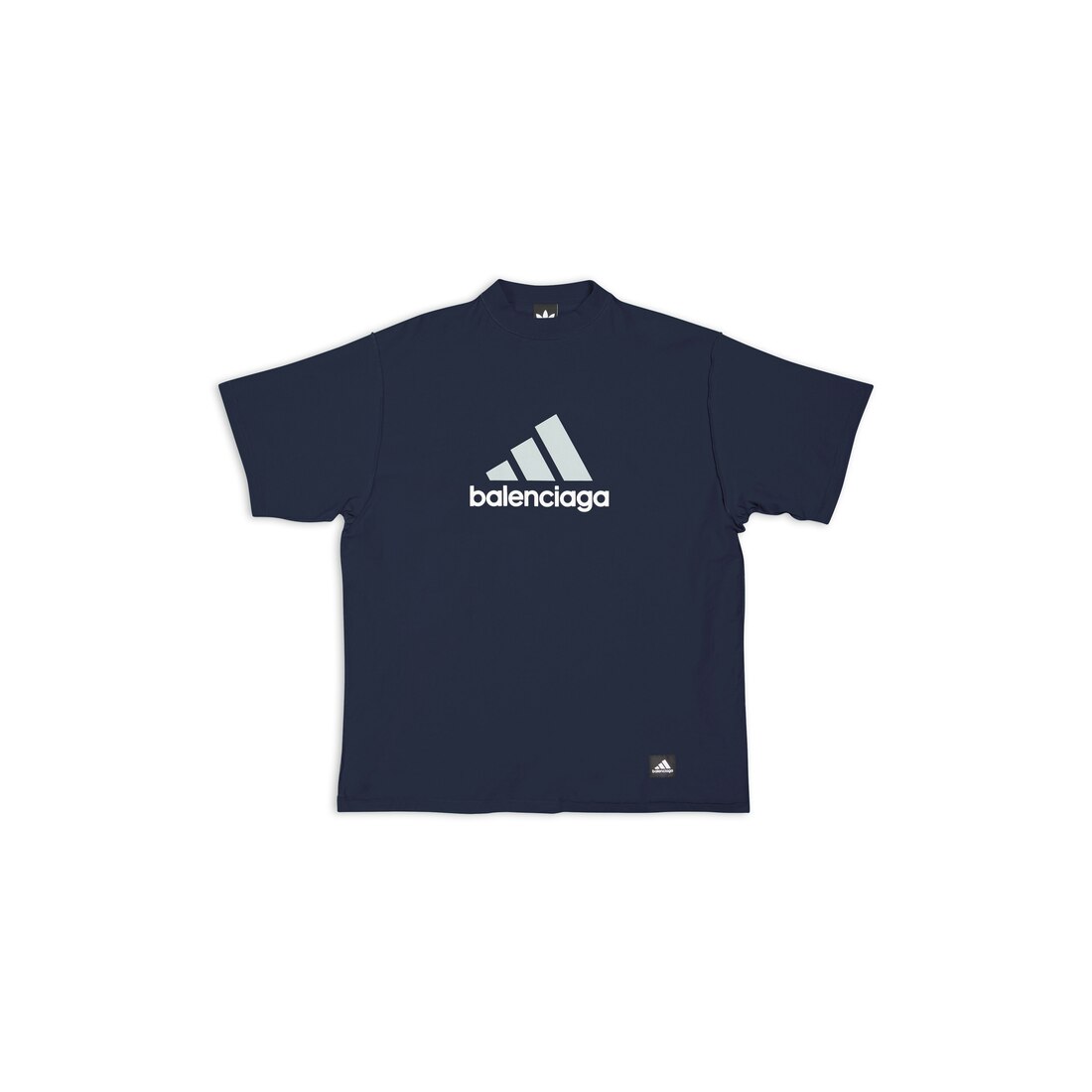 Balenciaga / Adidas T-shirt Oversized in Navy Blue | Balenciaga US