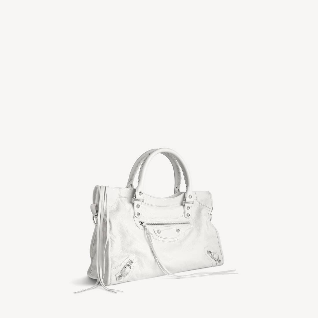 발렌시아가 옵틱 화이트 레 시티 미디엄 백 7977862AA9S9104