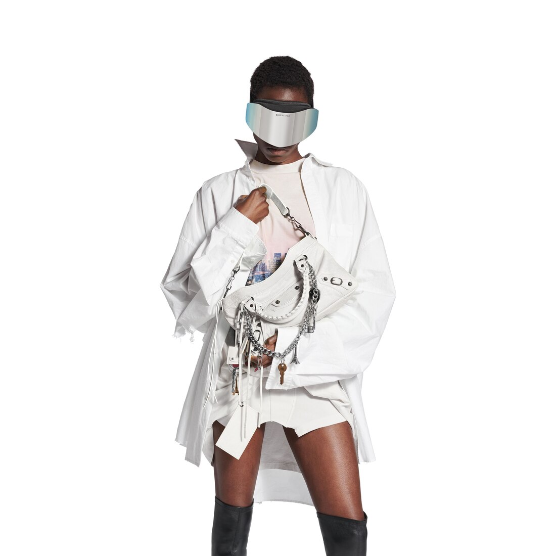 Women's Le City First Bag in White | Balenciaga US