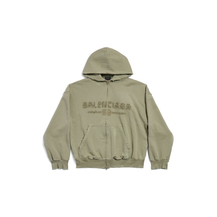 zip-up hoodie regular fit