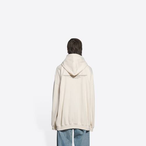 Couture Boxy Hoodie in Beige | Balenciaga US