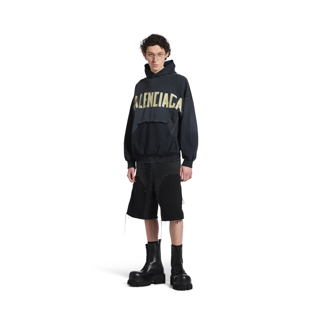 Balenciaga ripped hoodie Clearance