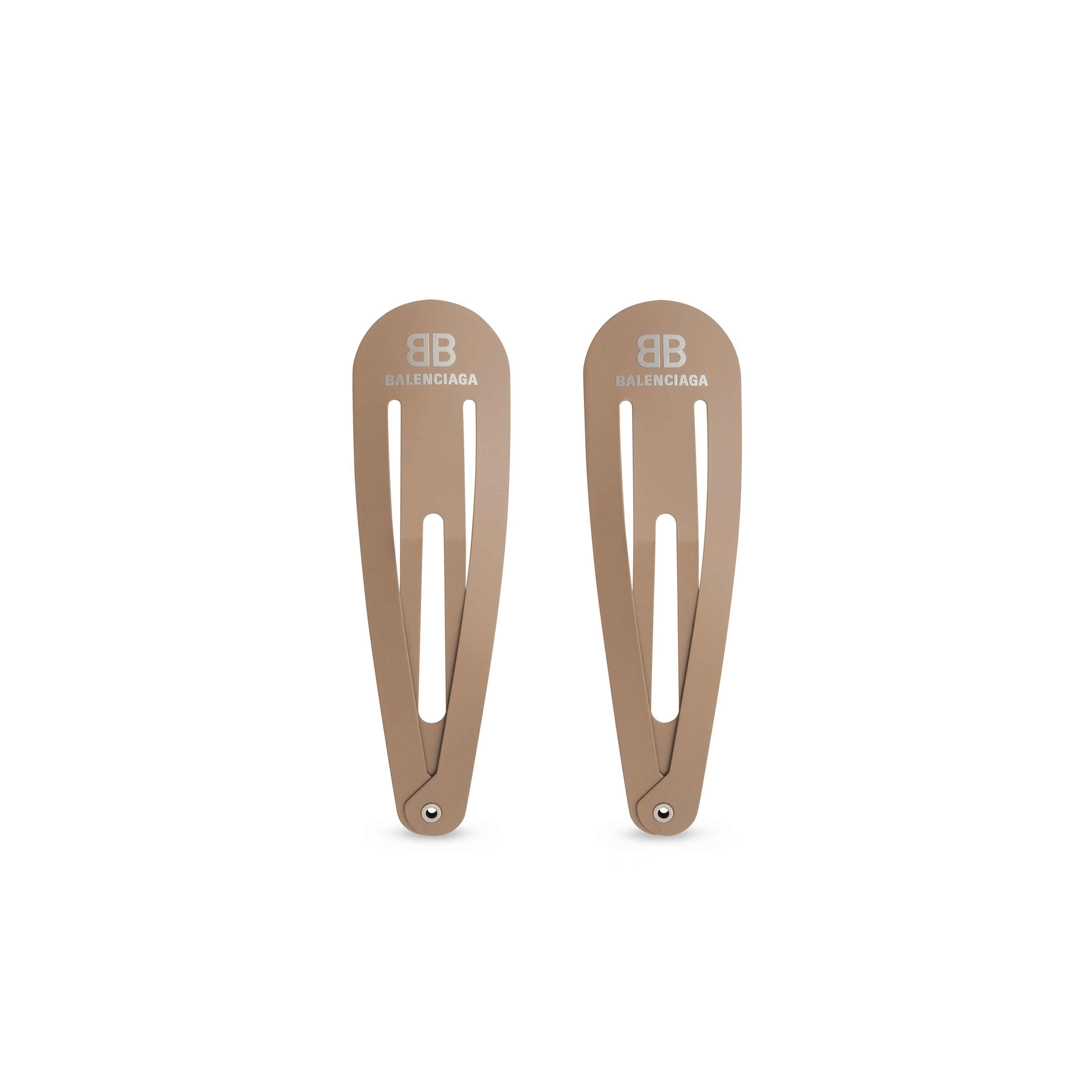 Women's Holli Xxl Clip Set in Brown | Balenciaga CA