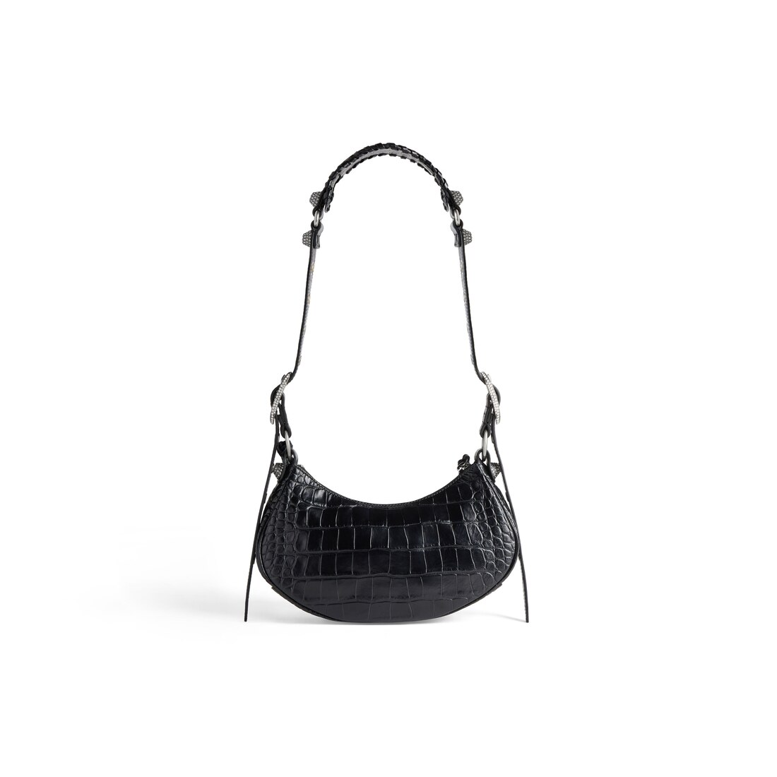 JW PEI Eva Shoulder Bag - Black Croc