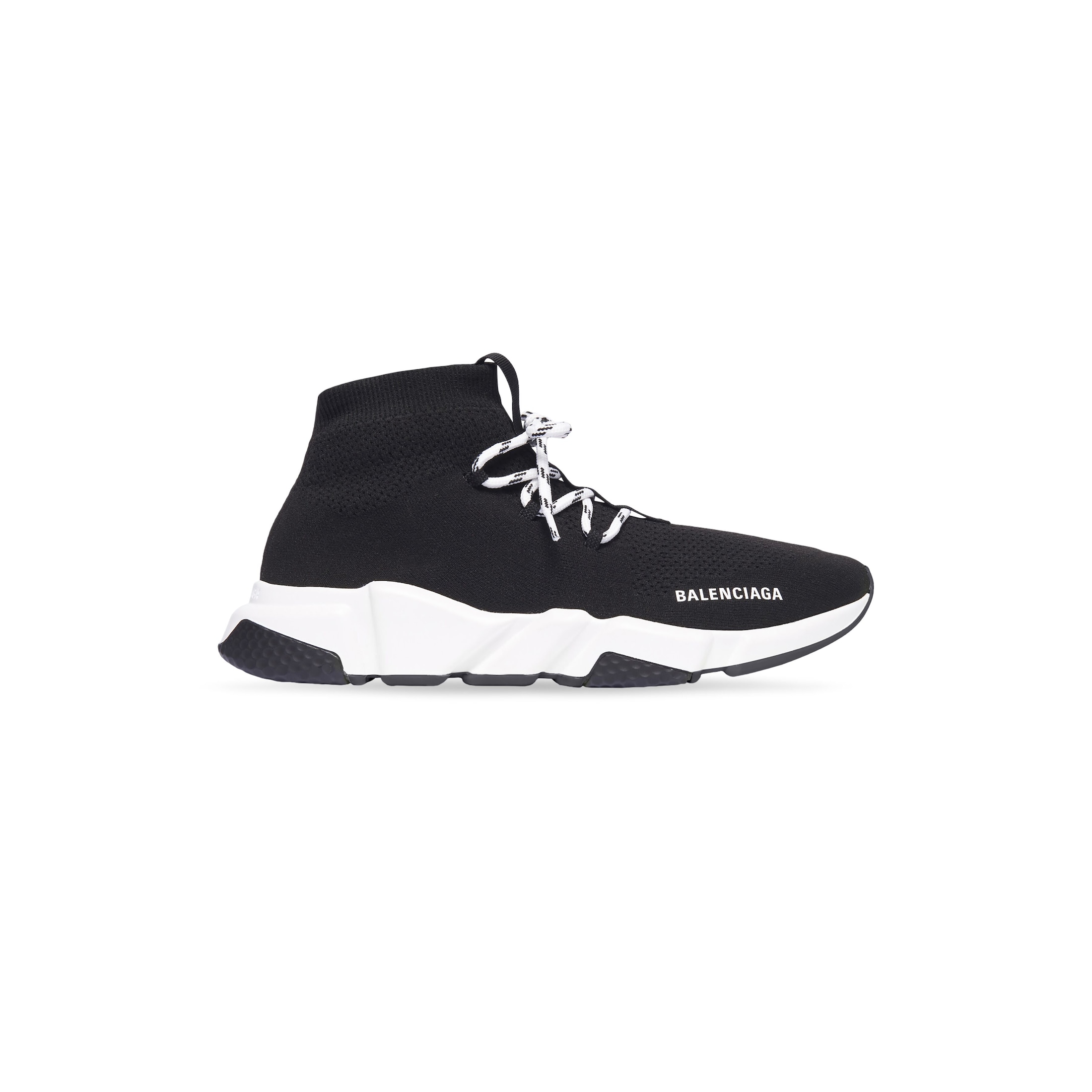 Balenciaga Speed Lace-Up Sneaker - Black - Woman - 36 - Polyamide, Polyester