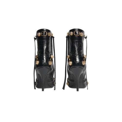 cagole 90mm bootie crocodile embossed