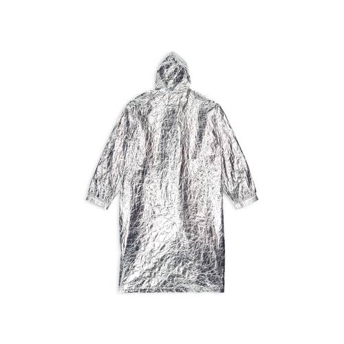 hooded rain coat
