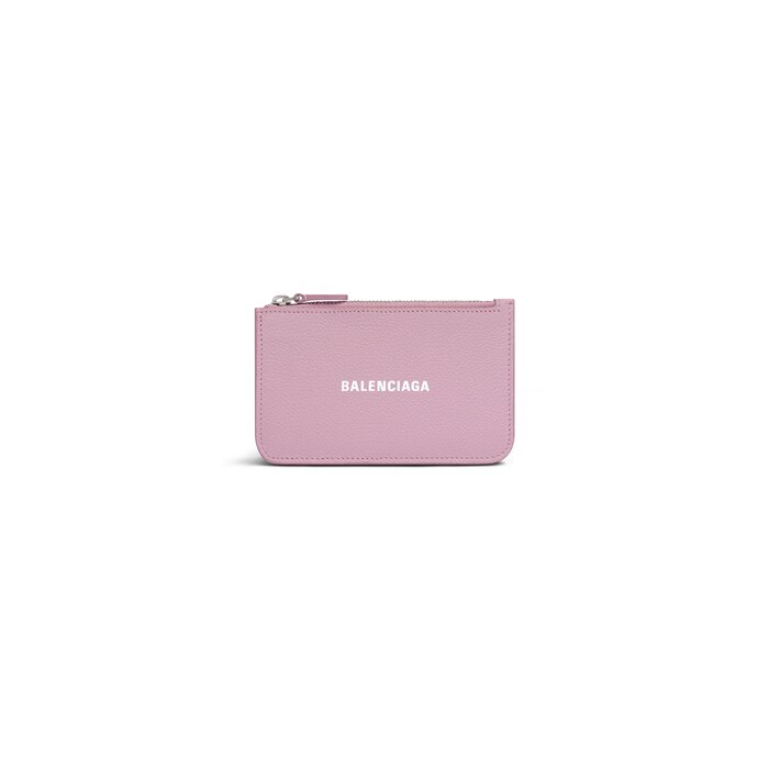 Pink Signature Card Holder Case Keychain Wallet New Coin Purse