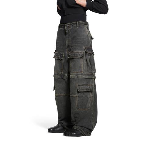Cargo Pants in Black | Balenciaga US