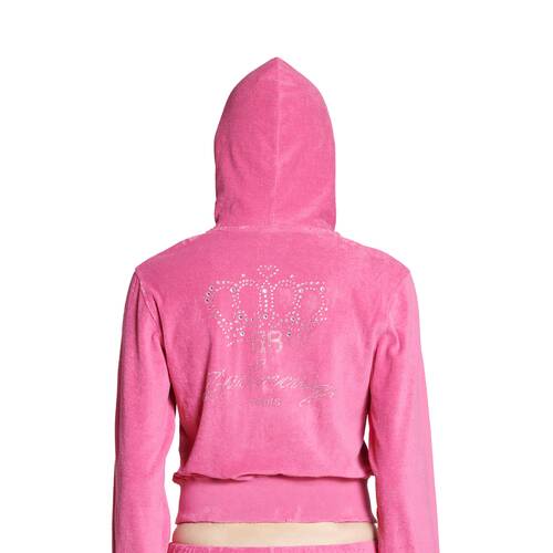 bb motel zip-up hoodie fitted