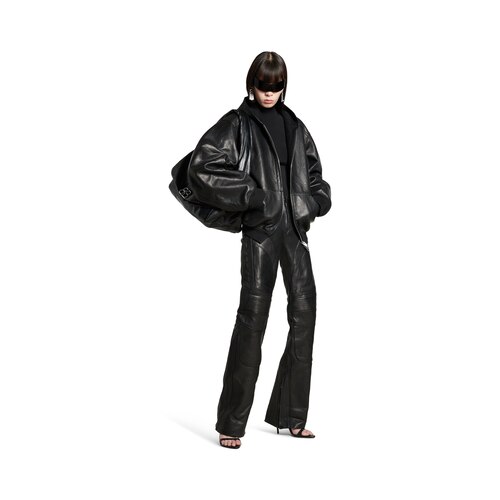 lined zip-up hoodie large fit