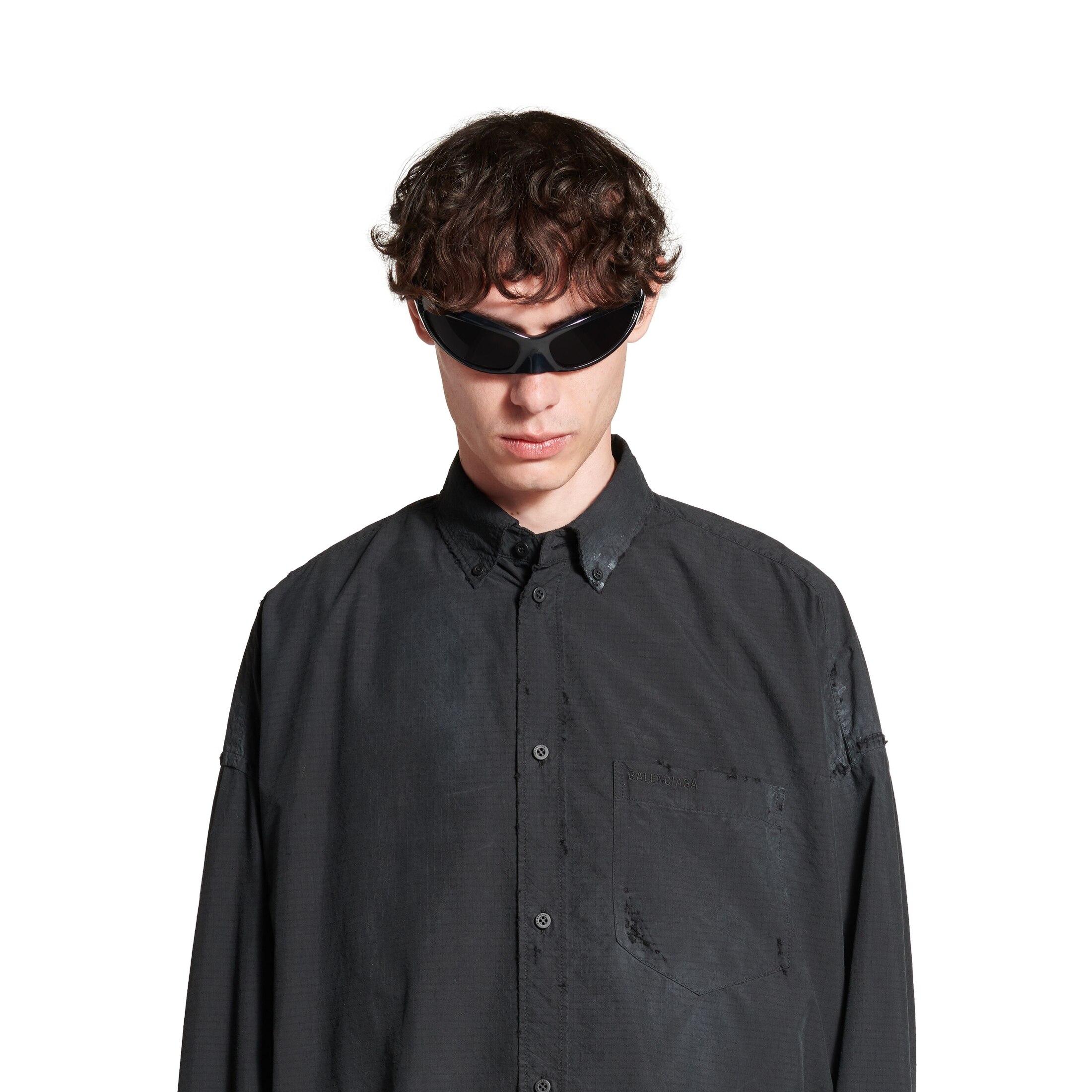 balenciaga cocoon shirt large fit