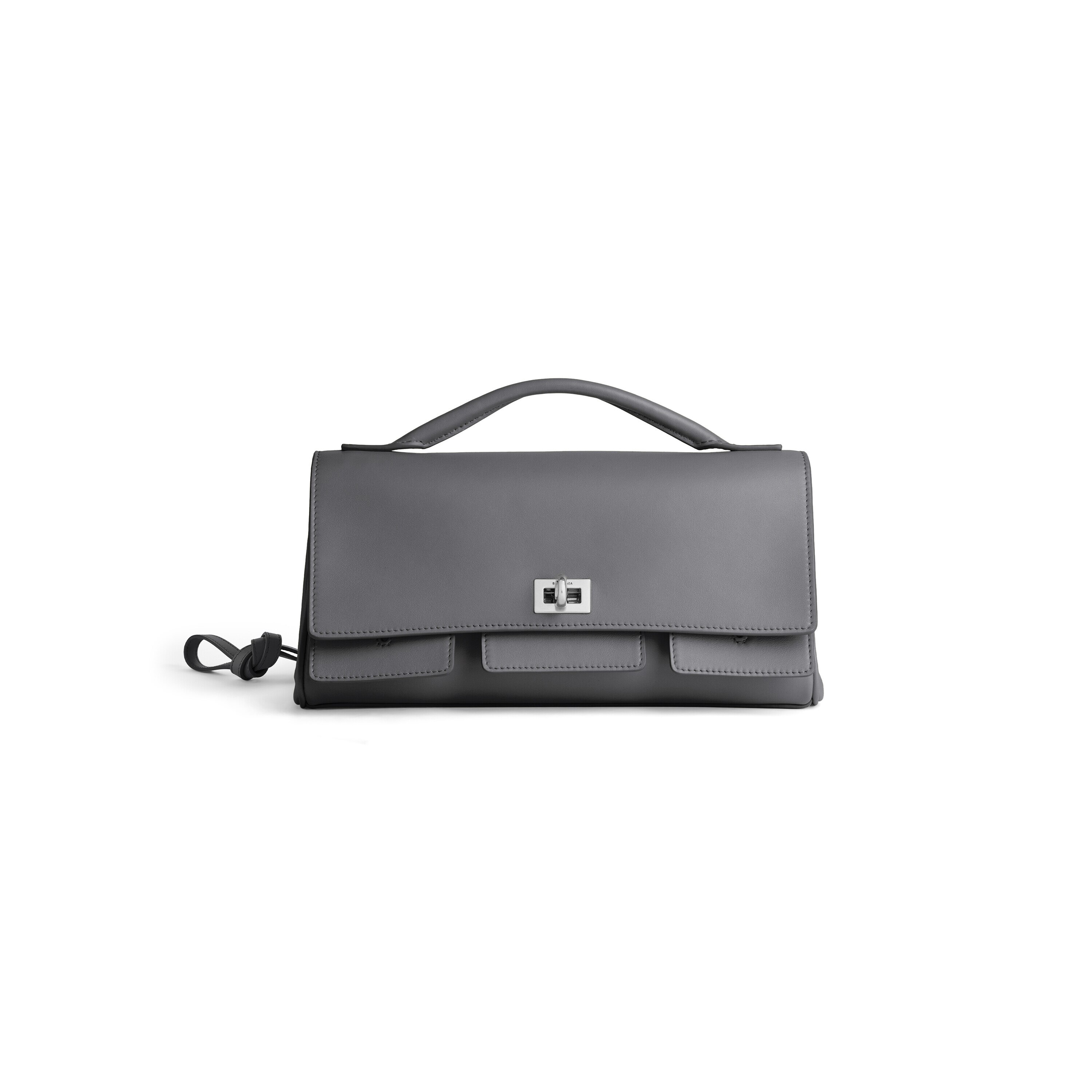 BALENCIAGA バレンシアガ  Bel Air クラッチ ストラップ付 ロゴ BALENCIAGA | SMALL BEL AIR CLUTCH ON STRAP
