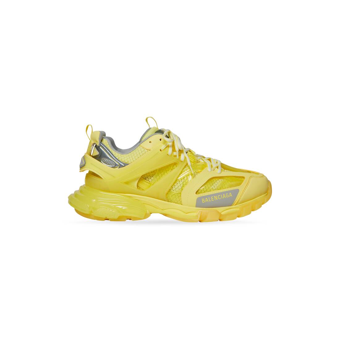 track sneaker clear sole 