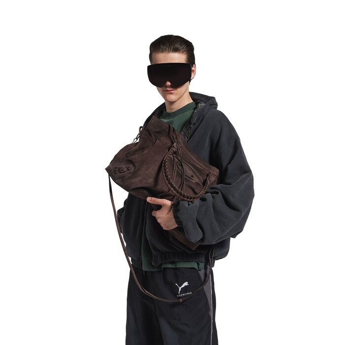 BALENCIAGA バレンシアガ　ボストンバッグ 黒　ACE BALENCIAGA バレンシアガ ボストンバッグ ブラウンACE - メルカリ