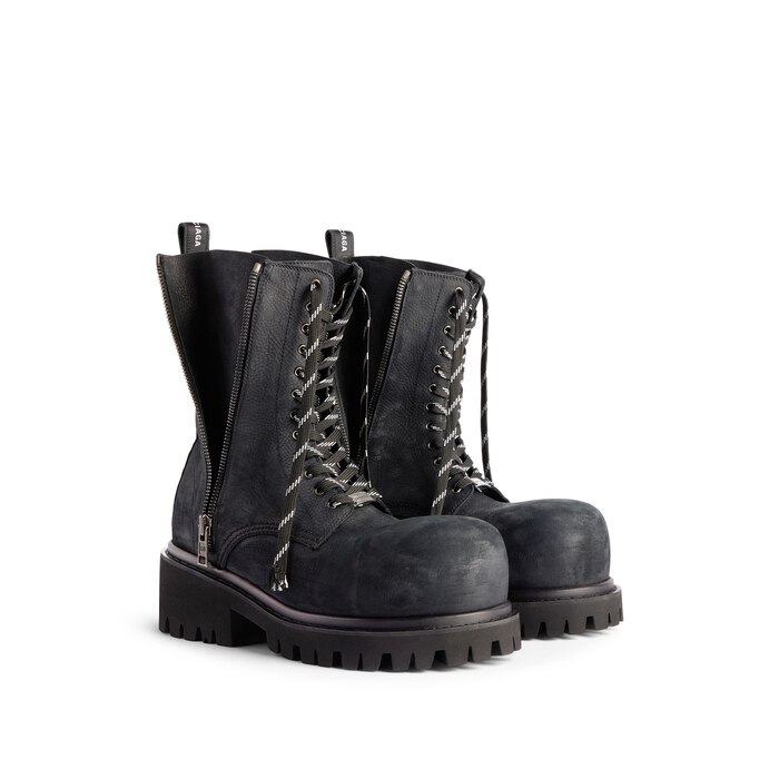 bottine zippée stomper