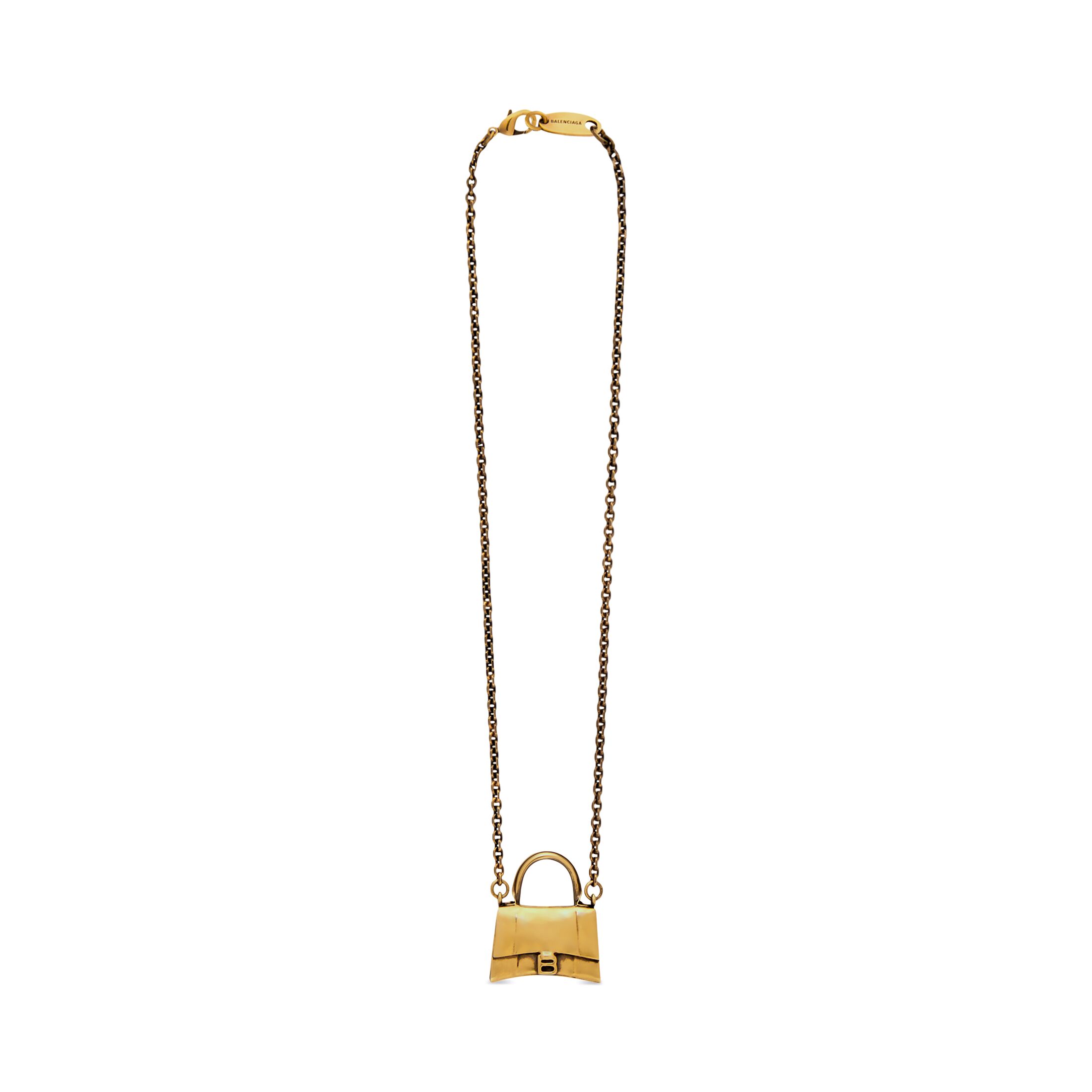 Balenciaga Collier Bag - Or - Femme - Laiton, Bronze