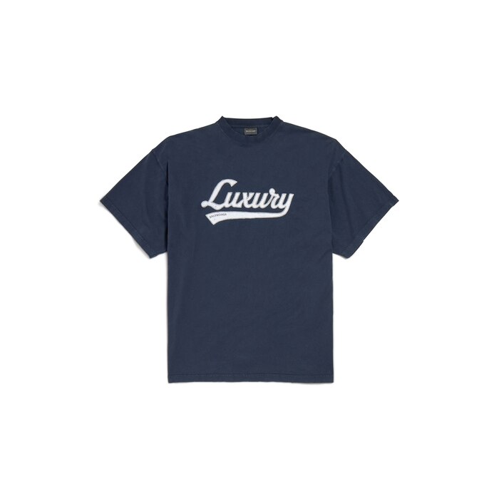 luxury script oversized t-shirt