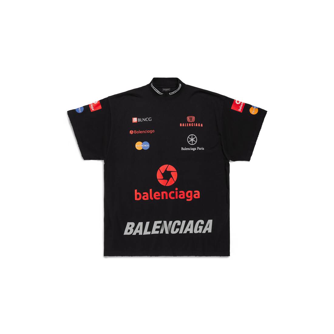 Top League Tシャツ オーバーサイズ で ブラック | Balenciaga JP
