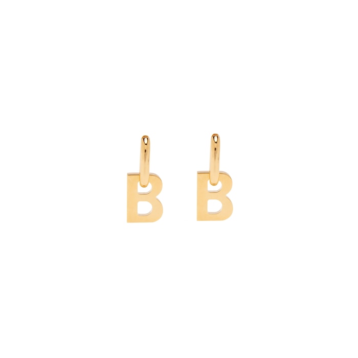 Women's B Chain Xl Earrings in Gold | Balenciaga US