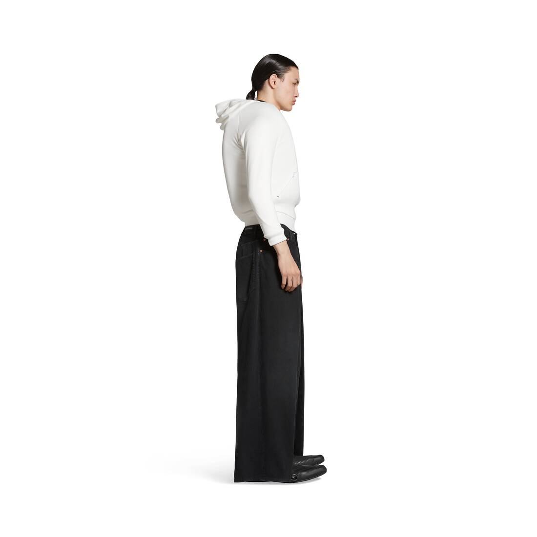 Slim pants Balenciaga Black size 40 IT in Polyester - 41059946