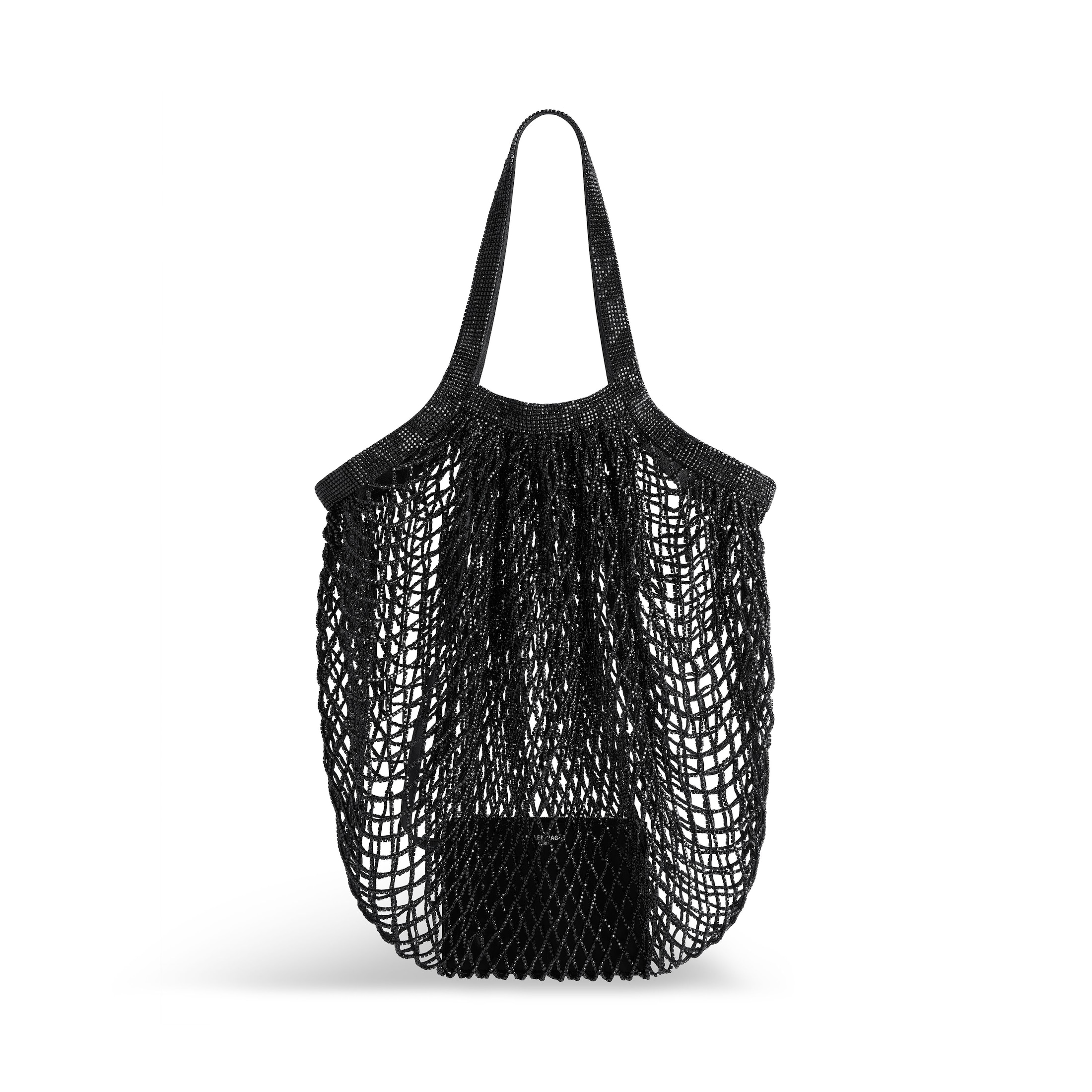 Balenciaga 24/7 Große Tasche Mit Strassteinen - Schwarz - Damen - Glas, Lammleder, Polyester