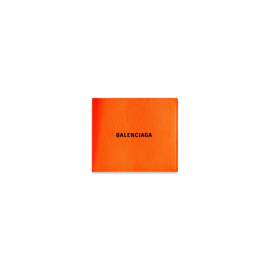 Cash Square Folded Wallet in Fluo Orange