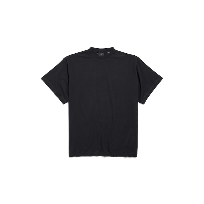 security tape logo tシャツ オーバーサイズ