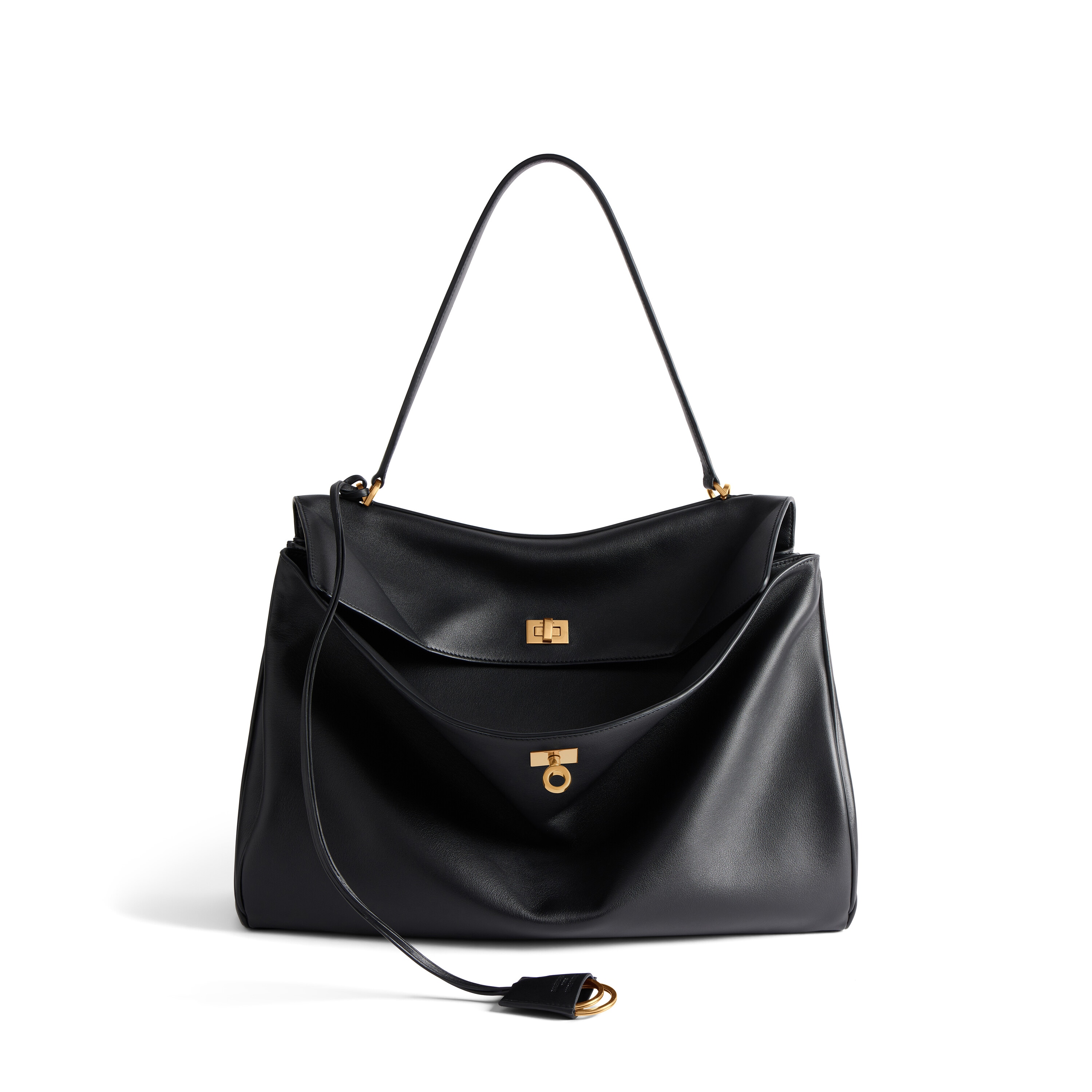 Women's Rodeo Large Handbag in Black | Balenciaga GB