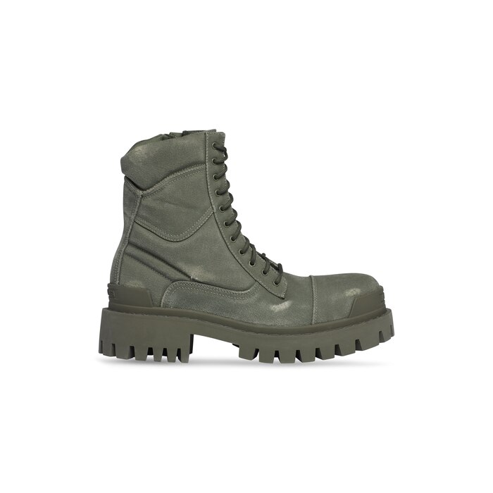 Men's Combat Strike 20mm Boot in Black| Balenciaga® US