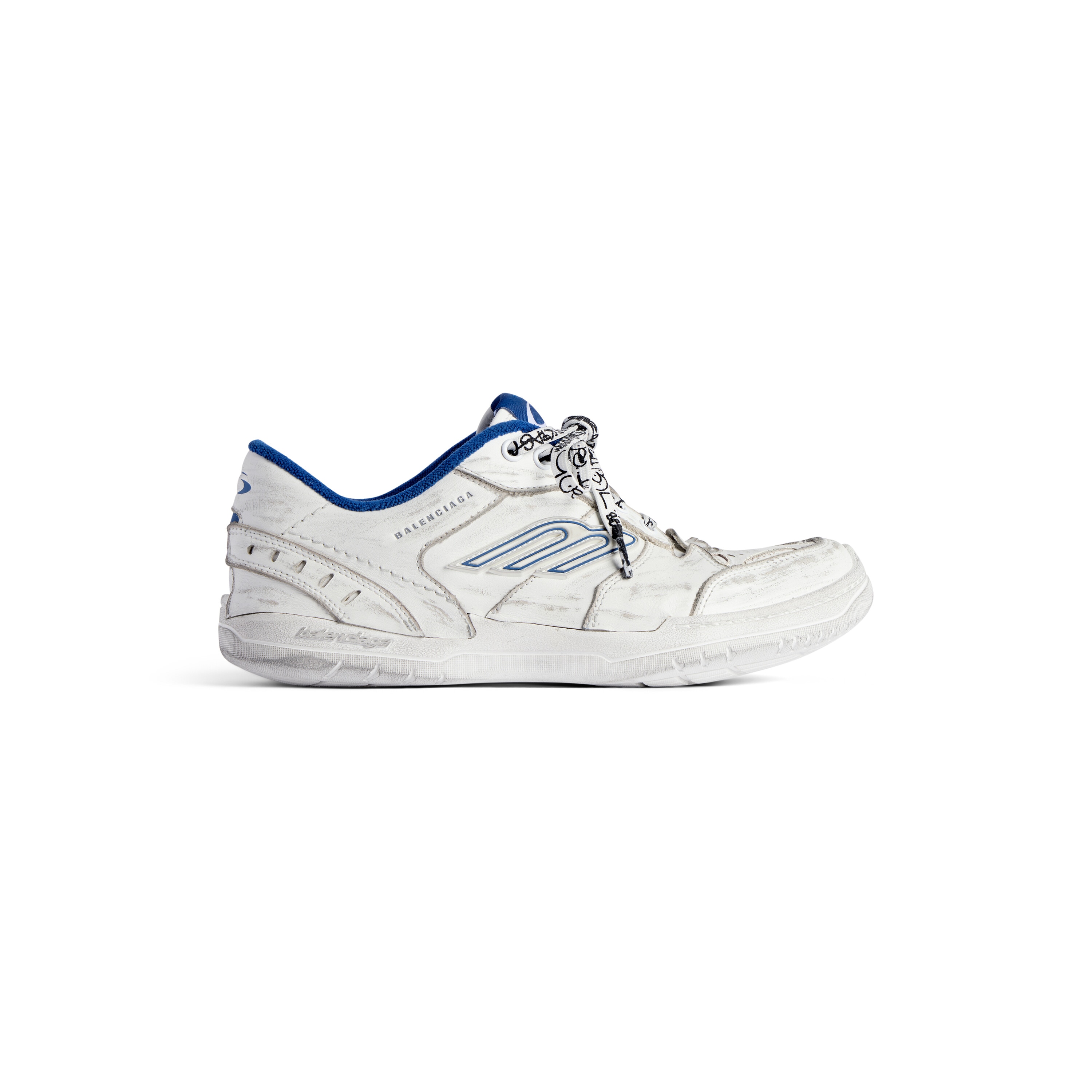 【送料込】BALENCIAGA★Hamptons Worn out スニーカー ホワイト の ウィメンズ Hamptons Worn-Out スニーカー
