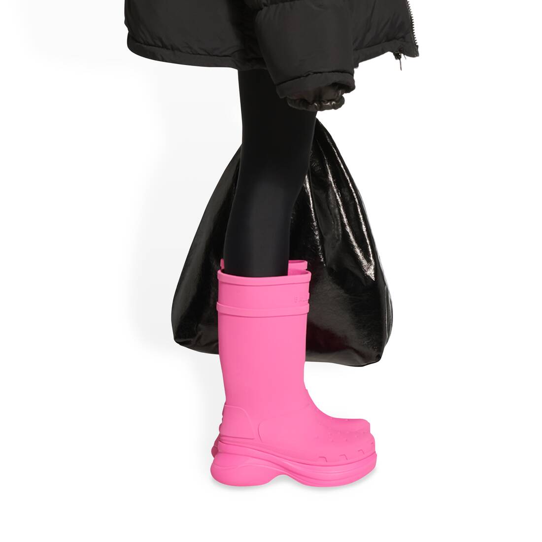 Mere end noget andet Gå til kredsløbet fordel Women's Crocs™ Boot in Bright Pink | Balenciaga US