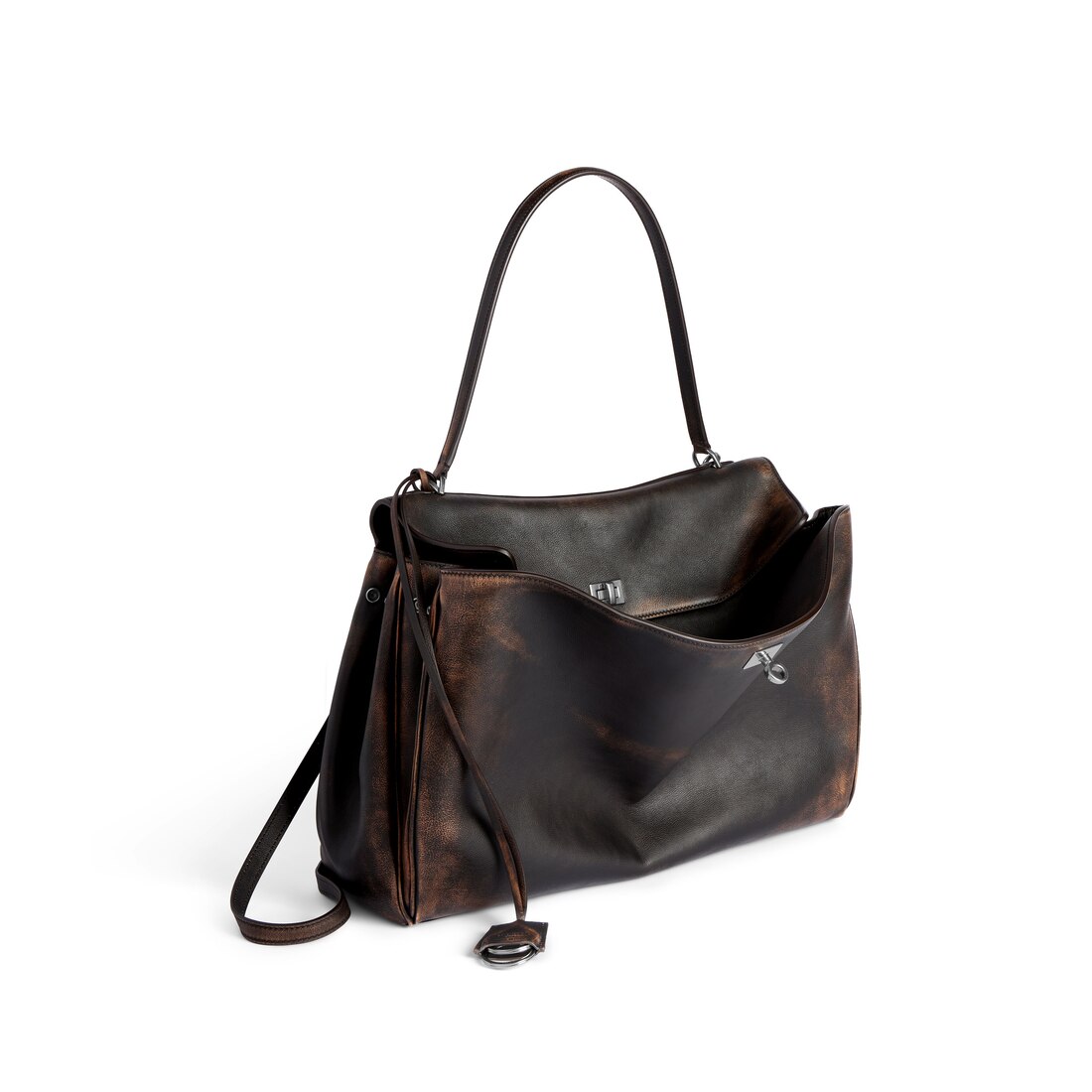 Men's Rodeo Handbag Large in Brown
