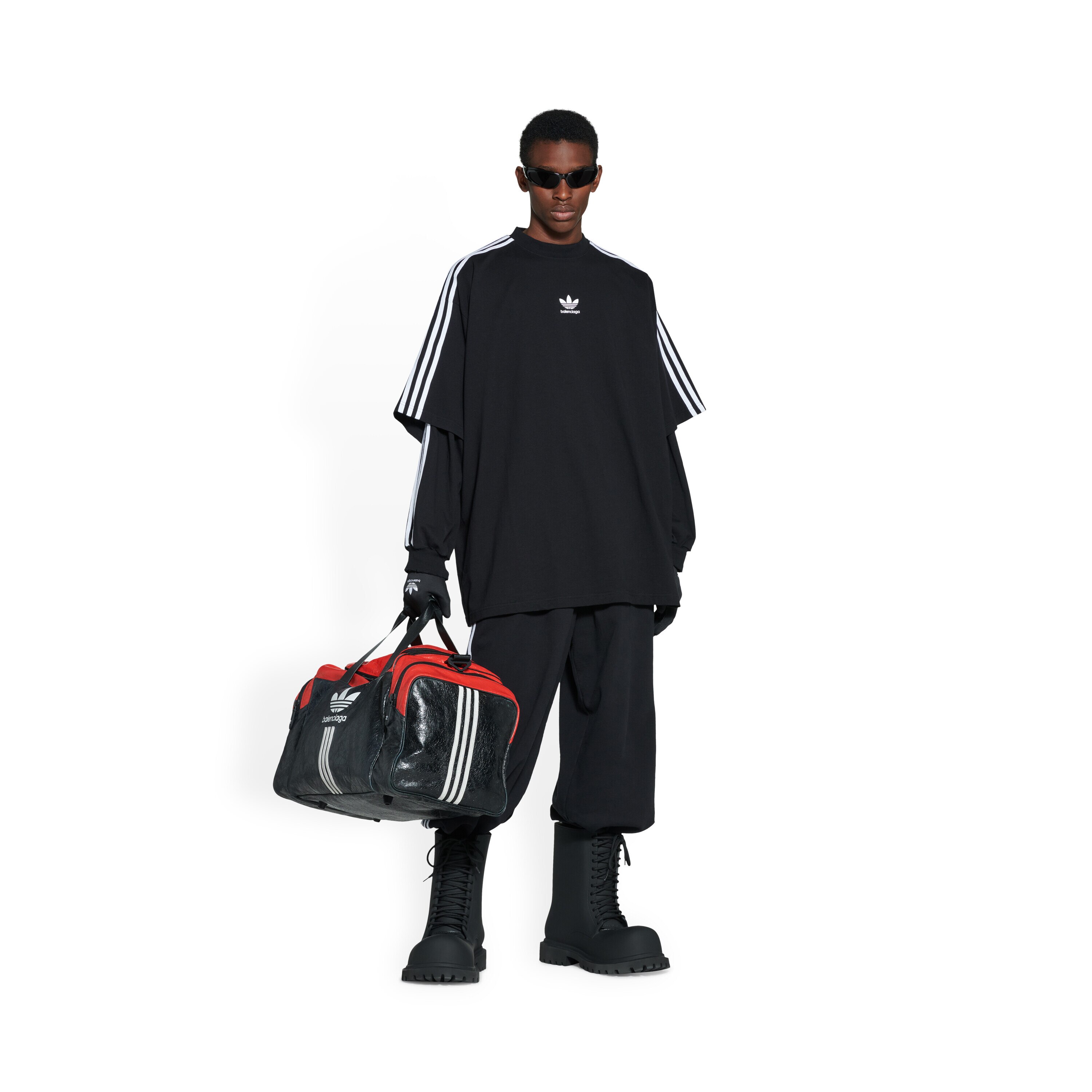 BALENCIAGA OVERsized shirt black 37 ①-