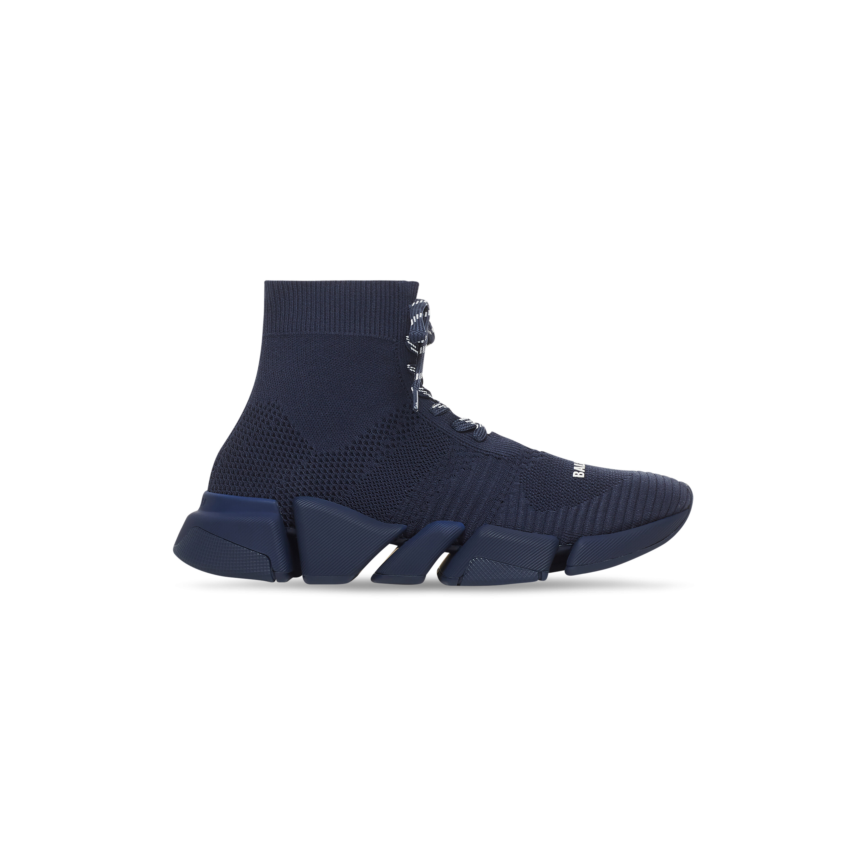 Balenciaga Blue Leather High Top Sneakers Size 43 Balenciaga  TLC