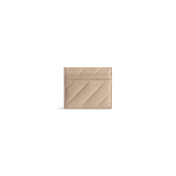 Business card holder with flap in smooth leather, Saint Laurent