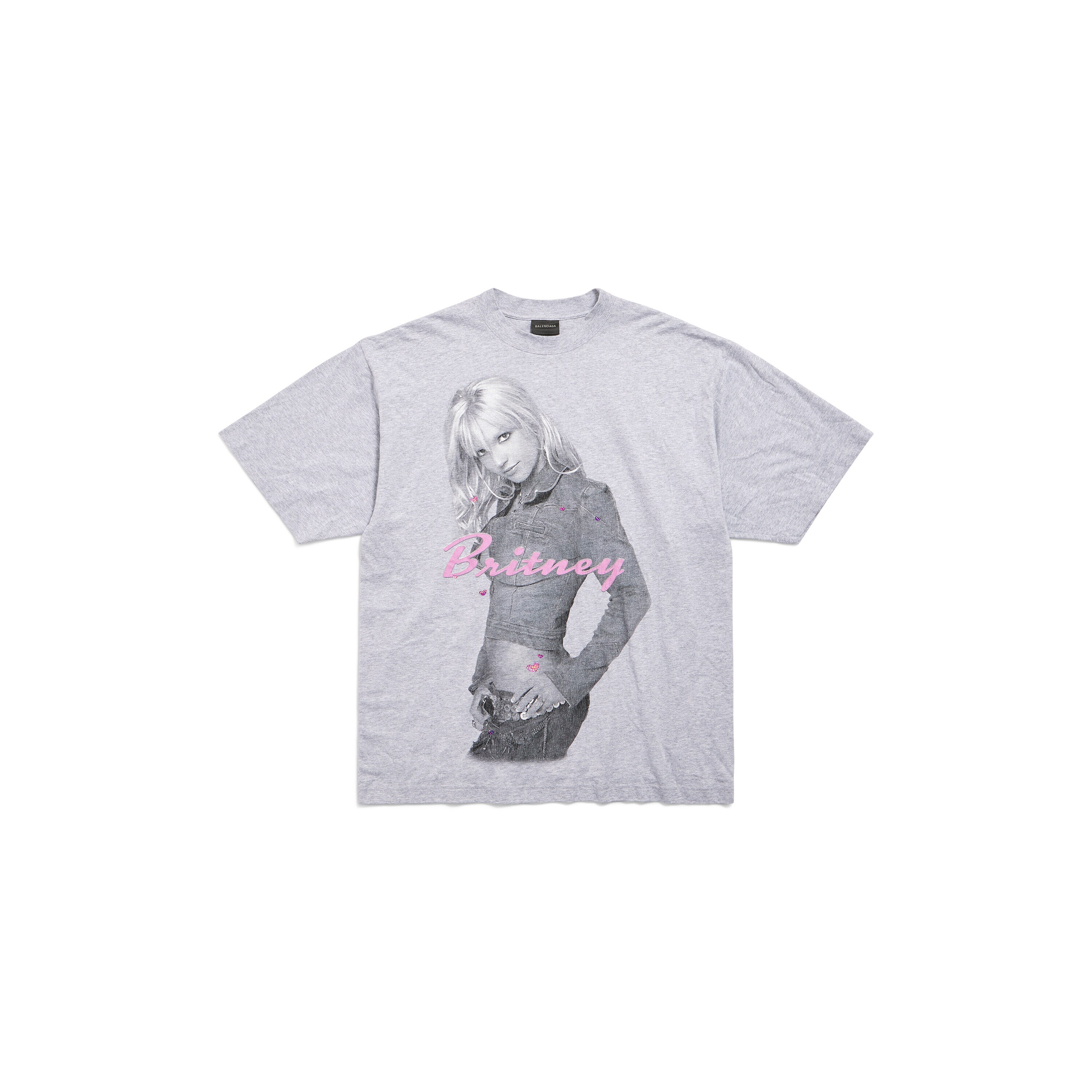 BALENCIAGA x Britney Spears 国内買付 Tシャツ ミディアム バレンシアガ ミュージック x ブリトニースピアーズ シリーズ
