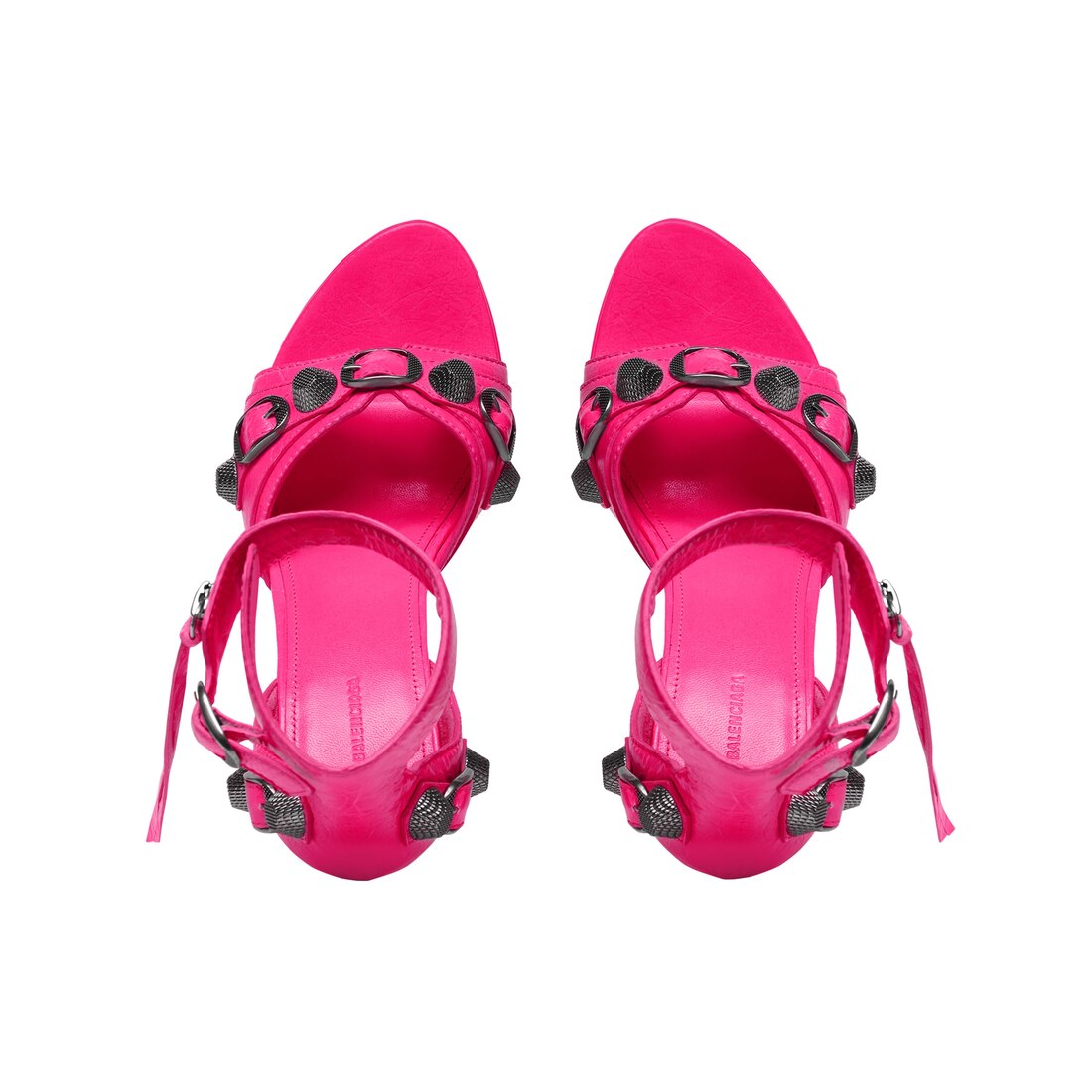 Women s Cagole 110mm Sandal in Fluo Pink Balenciaga US