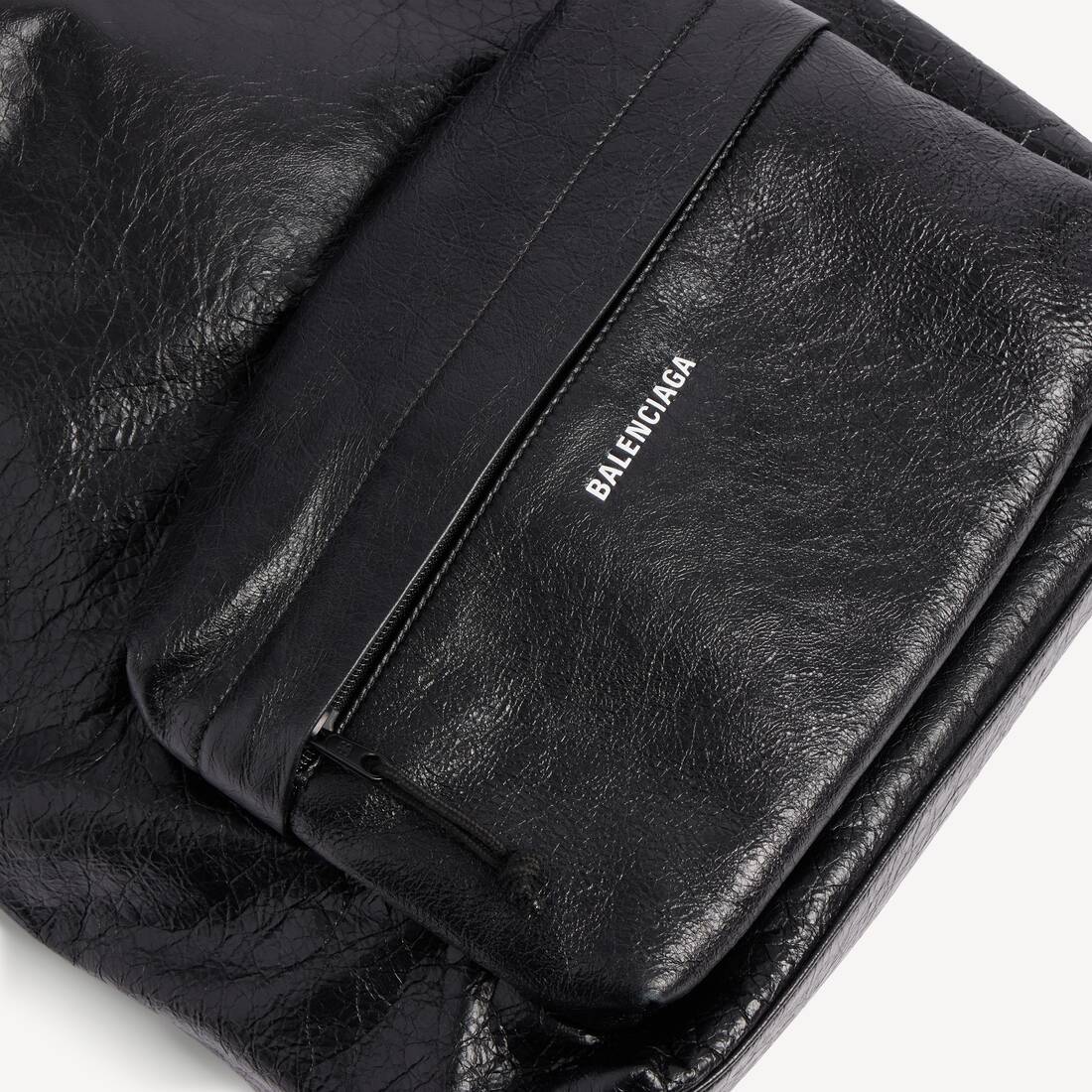 artsy men balenciaga backpack bags philos 34c6fcr9 leather black Explorer backpack