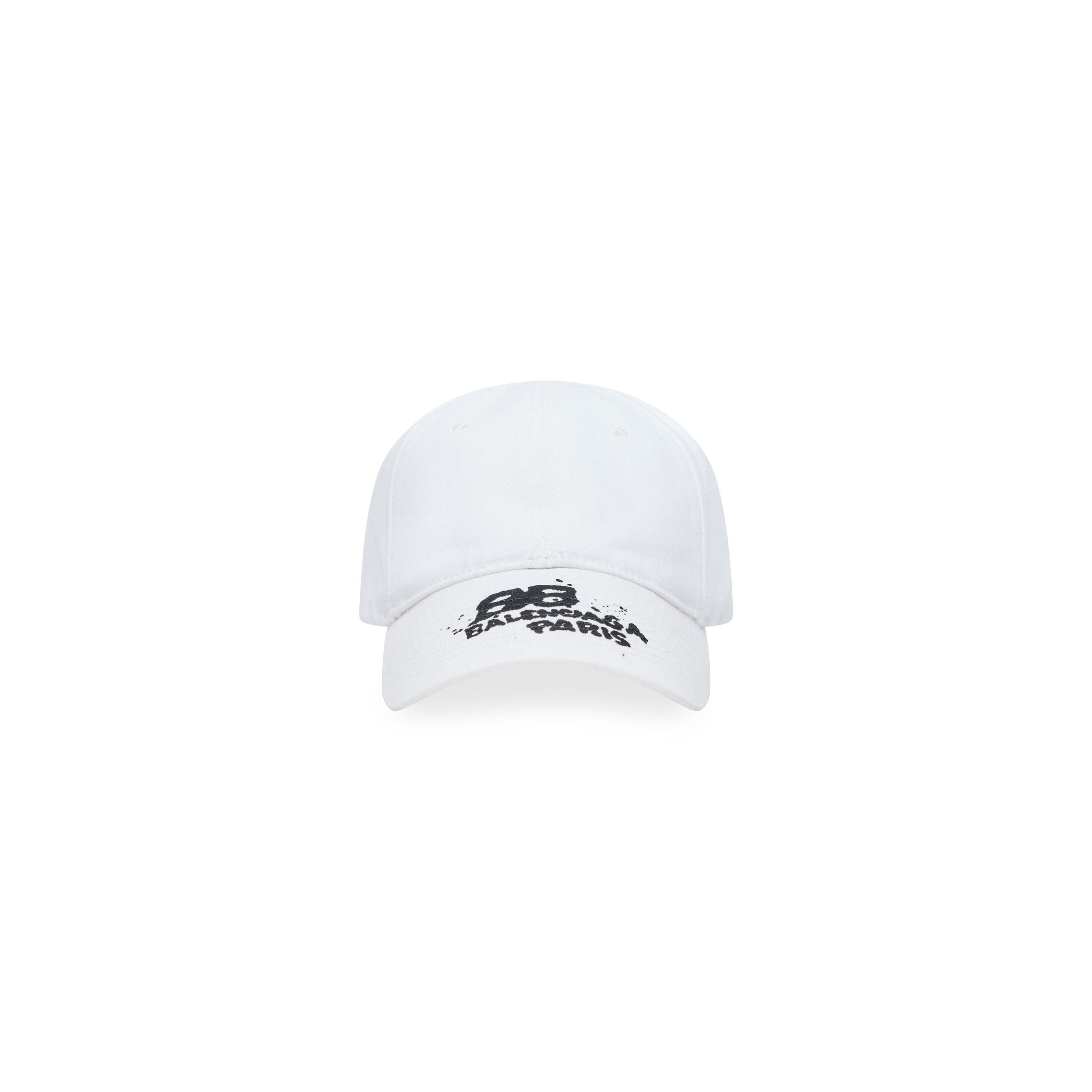 Balenciaga Hand-Drawn BB Icon Cap - White - Man - L - Cotton