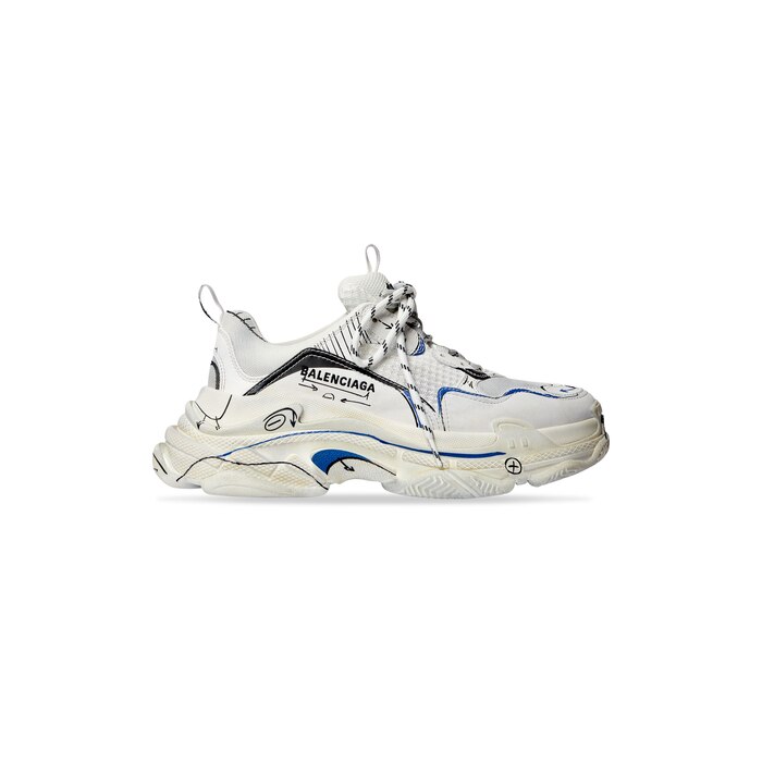 sneaker triple s sketch