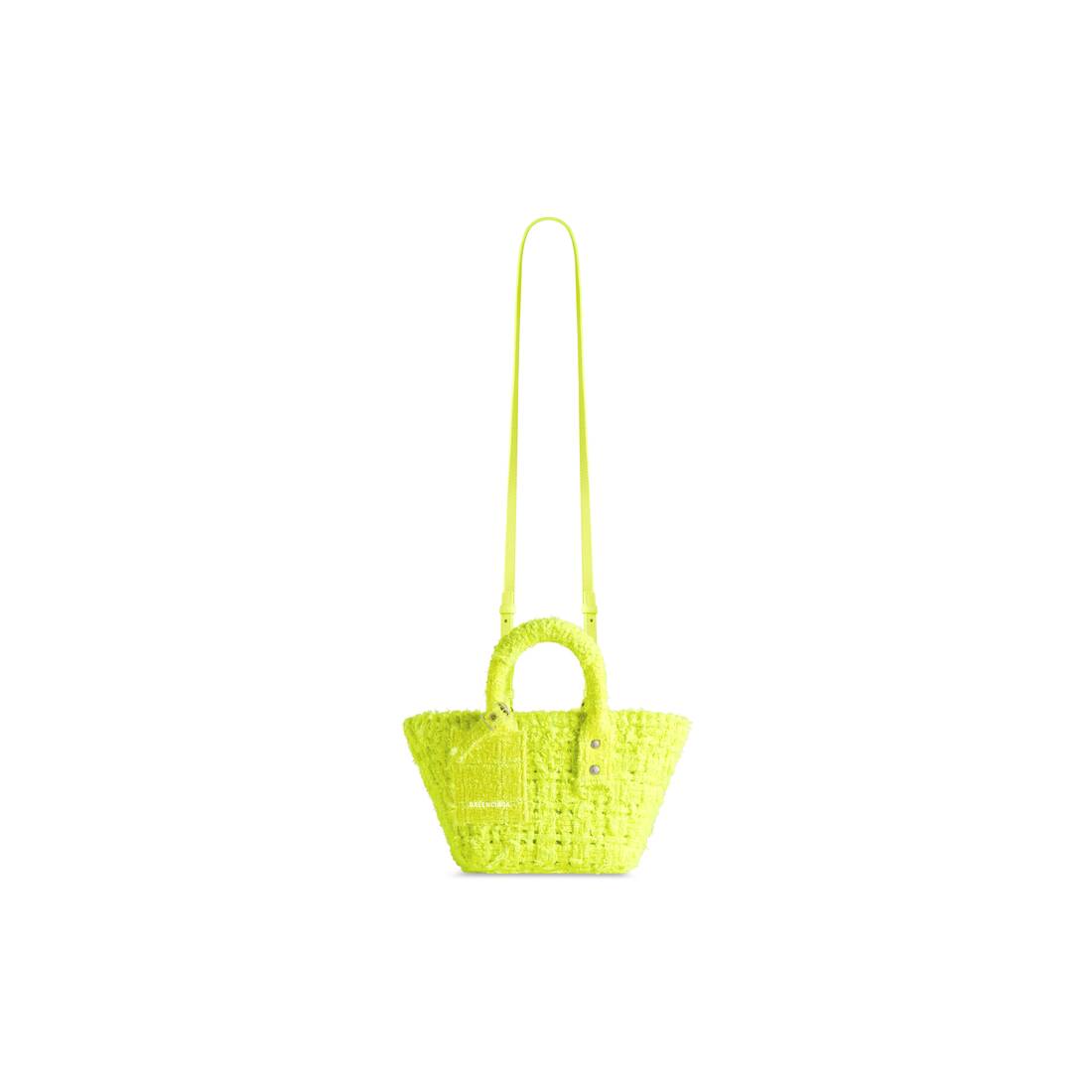 Women's Bistro Basket With Strap Xxs in Fluo Yellow | Balenciaga United States EN - Image 5
