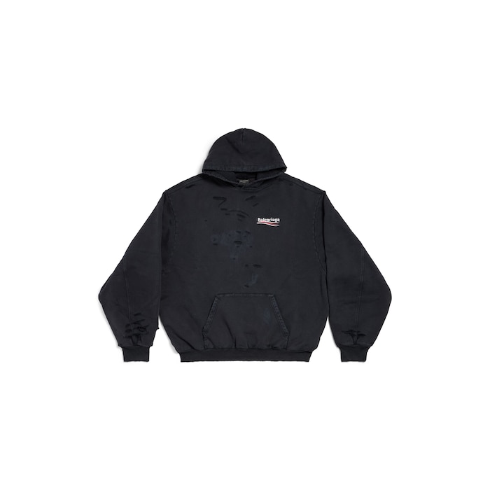 political campaign layered hoodie