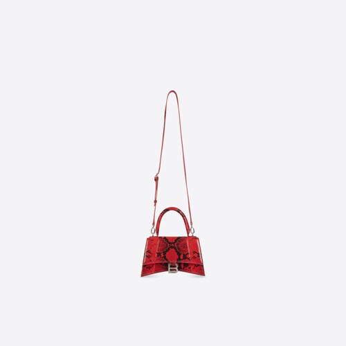 red balenciaga hourglass bag