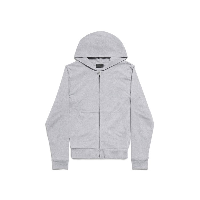 zip-up hoodie slim fit