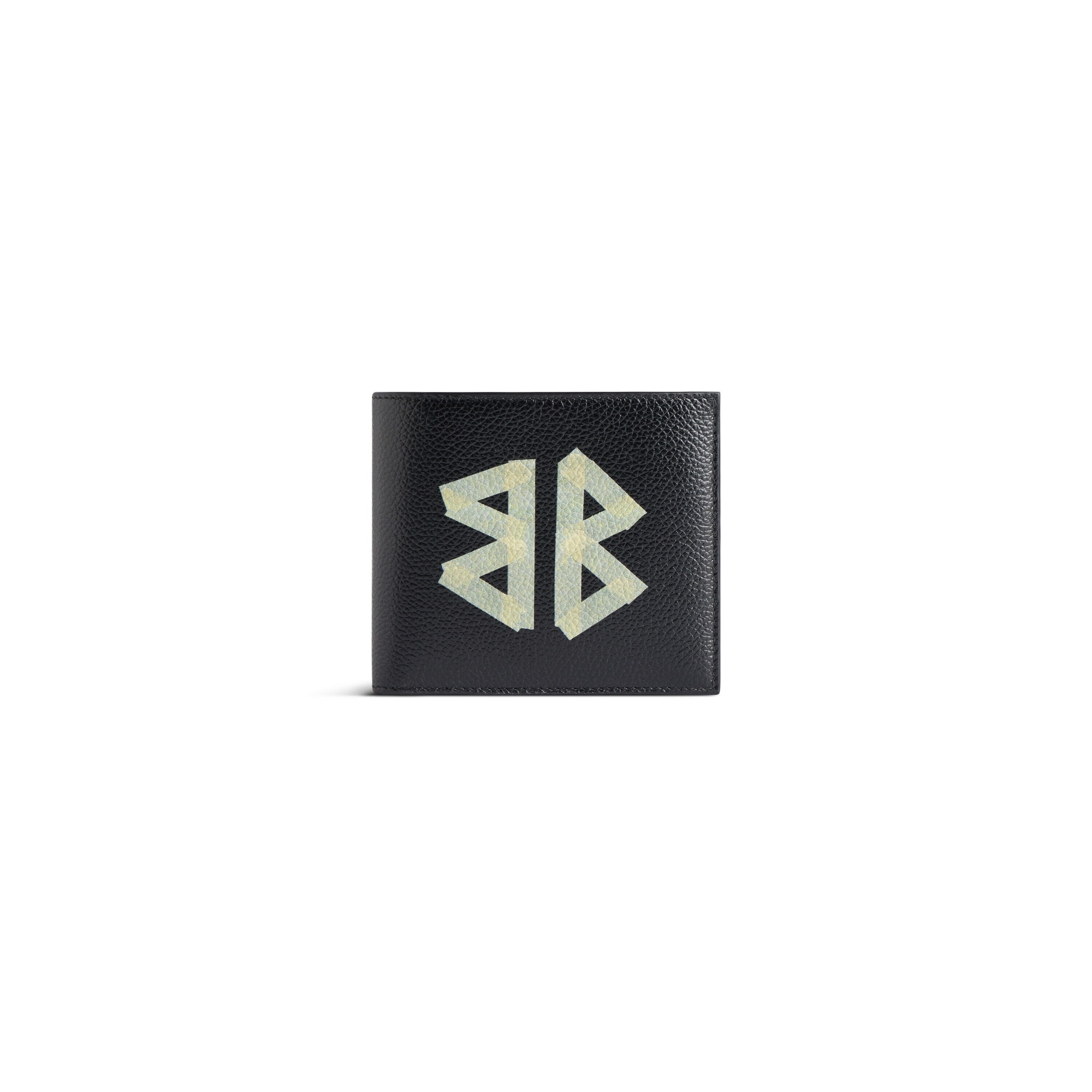 ★BALENCIAGA☆ ロゴ CASH スクエア 折り畳み ウォレット 送関込 BALENCIAGA＊CASH SQUARE FOLDED WALLET＊送料込 (BALENCIAGA