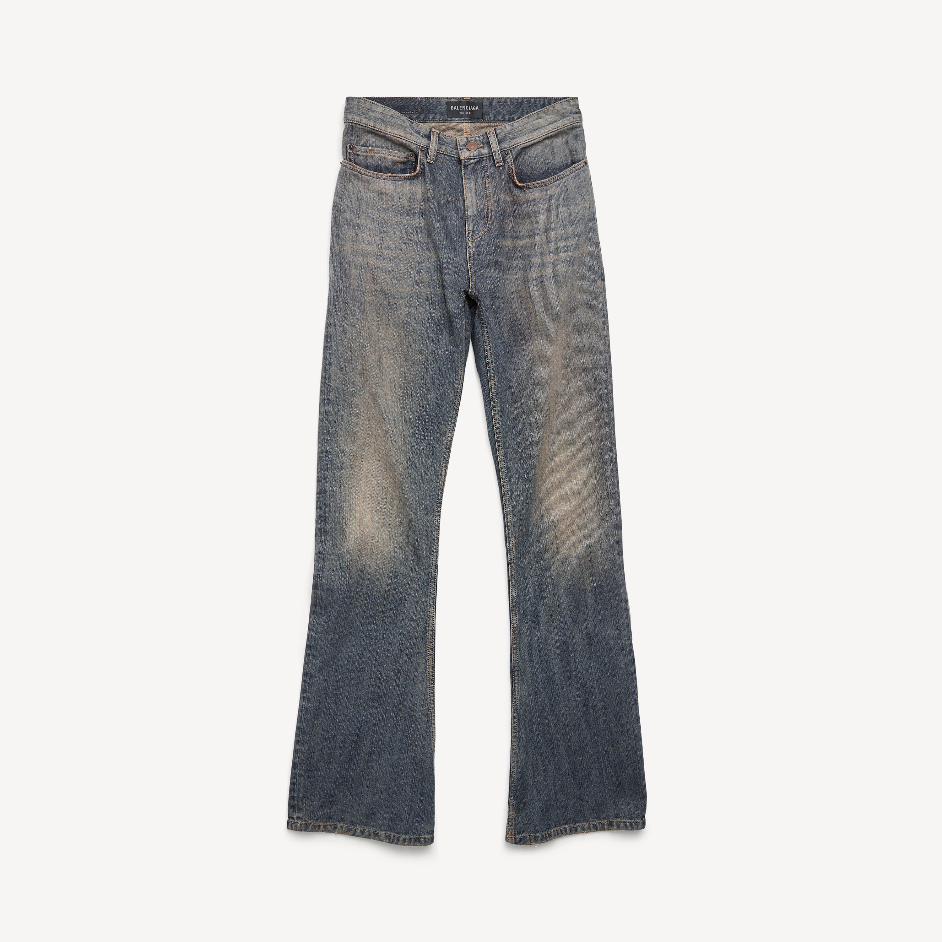 Bootcut Pants in Light Blue